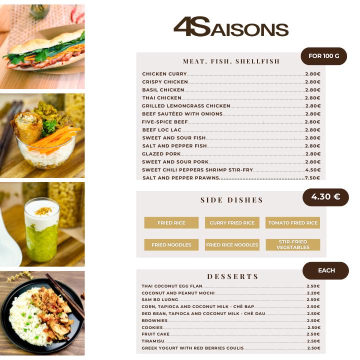 4 Saisons - Menu Image 2