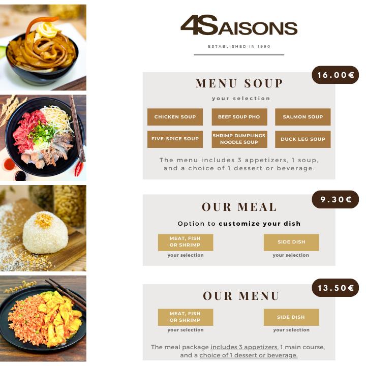 4 Saisons - Menu Image 3