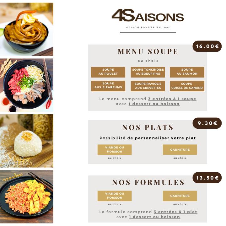4 Saisons - Menu Image 4